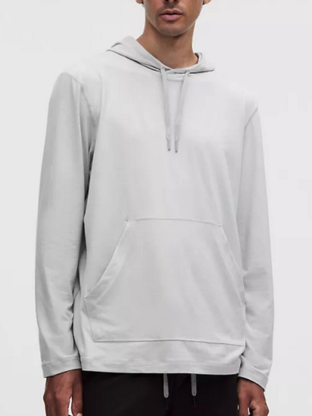 Lululemon Gray Soft Jersey Pullover Hoodie
